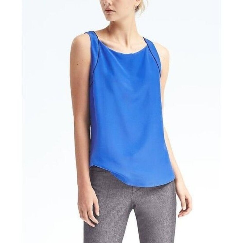 EUC BR sleeveless top, SP, blue